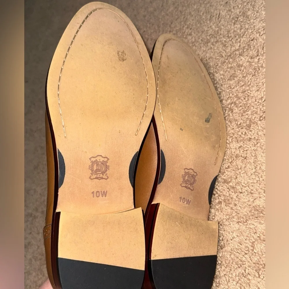 Joseph Abbound Leather Wingtip Oxford Dress Shoes